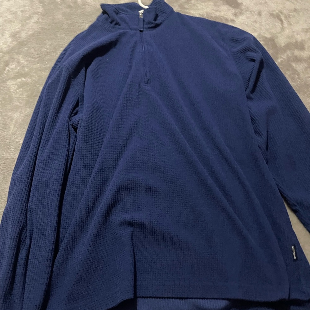 Chaps Royal Blue Half-Zip Sweater
